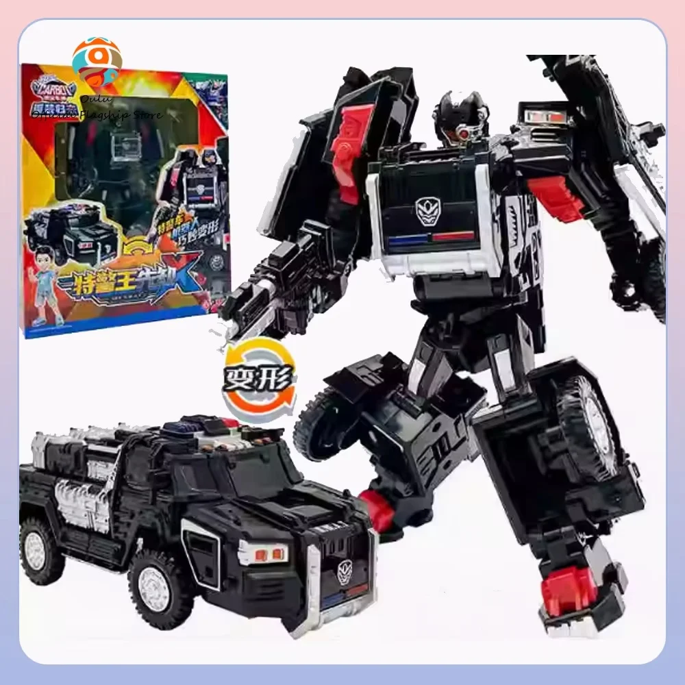 

Новый автомобиль-трансформер Hello Carbot: The Return Of The Titans, специальный полицейский робот-трансформер, индивидуальные подарочные игрушки для мальчиков