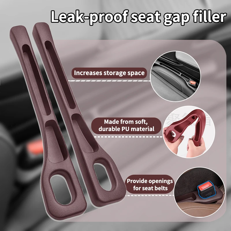 Picture 7: Custom Fit for Jeep Gladiator Car Front Seat Gap Filler Side Crevice Storage Space-Saving Plug and Play 2PCS Storage Organizer