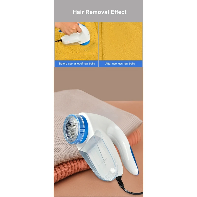 Electric Sweaters Lint Remover Clothes Fuzz Pills Lint Pellet Trimmer For Clothing EU Plug