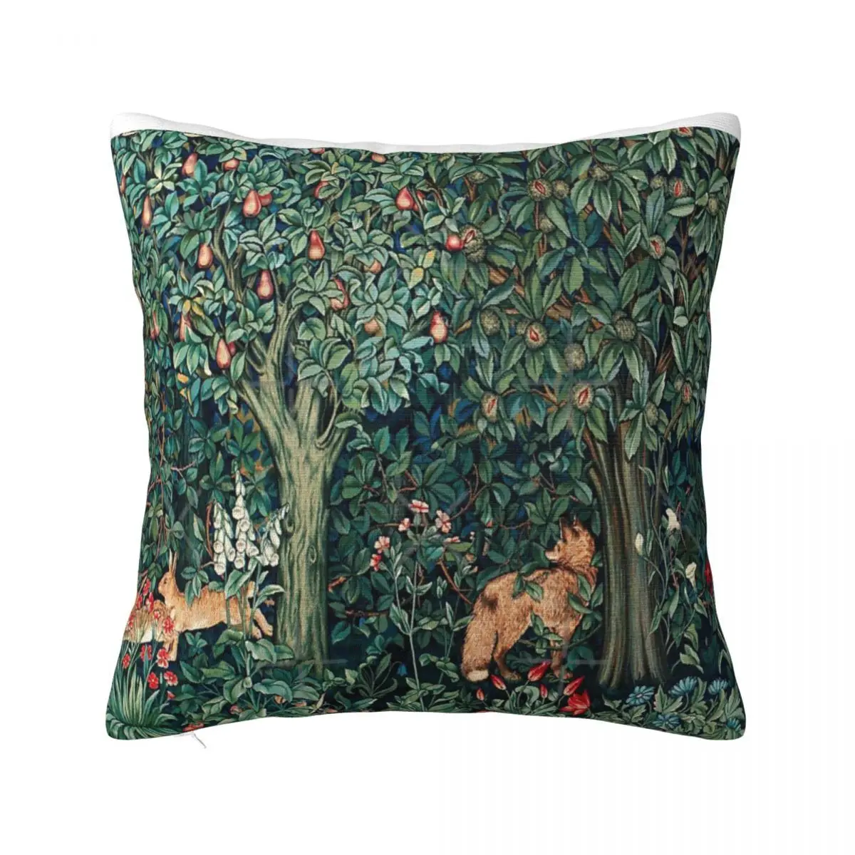 Greenery Forest Animals Fox And Hares Pillows Dakimakura Cover Throw Pillow Covers Pillow Case Pillow Cover