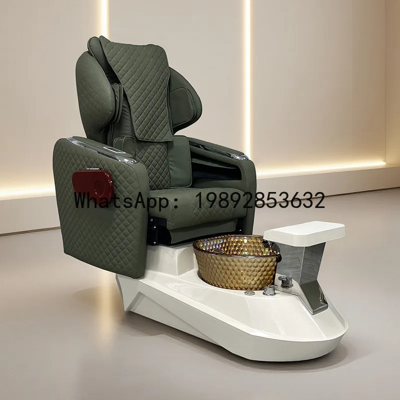CZ Electric Pedicure Chair Beauty Salon Spa Salon Eyelash Nail Foot Bath Sofa Chair Foot Care Sofa