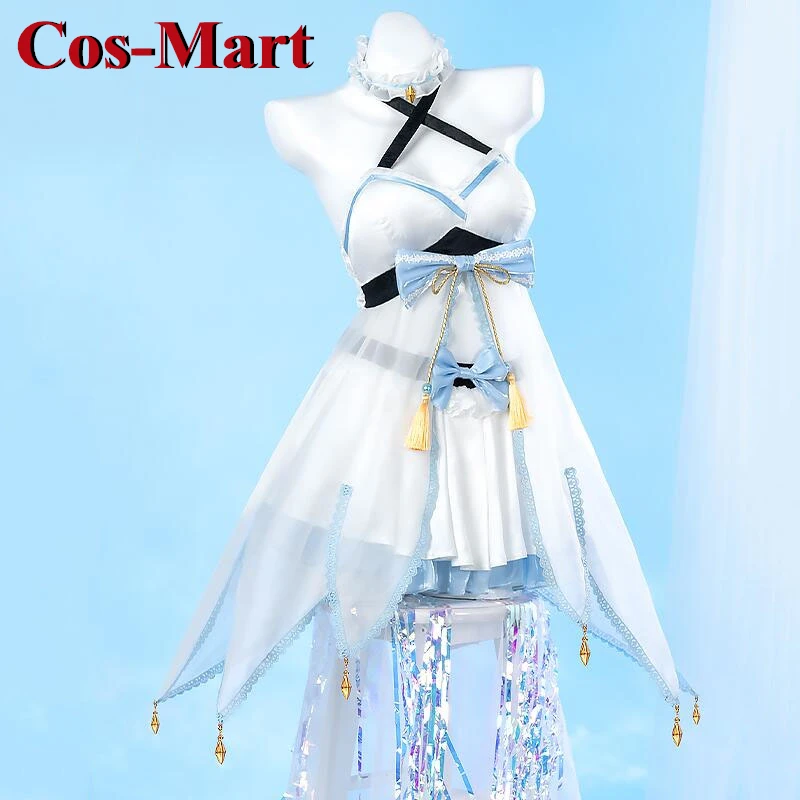 

Cos-Mart Game Genshin Impact Lumine Cosplay Costume Lovely Sweet Summer Beach Swimsuit Female Activity Role Play Clothing New