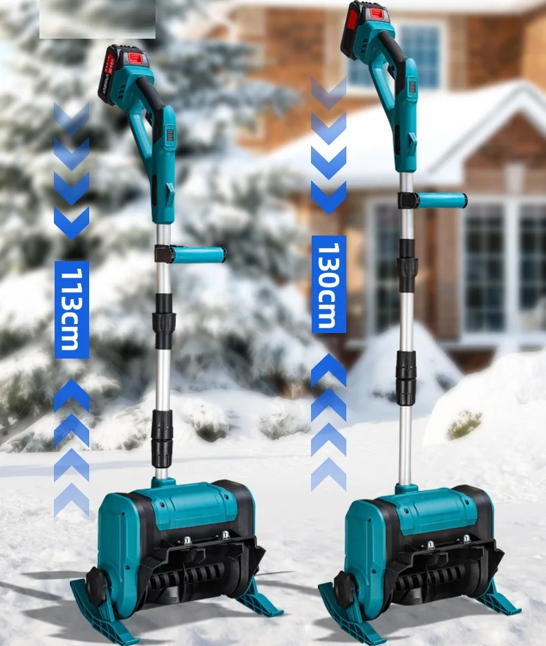 Power Garden Tool 21V Snow Thrower 12000mah Snow Blower Rechargeable Lithium Battery Electric Snow Shovel