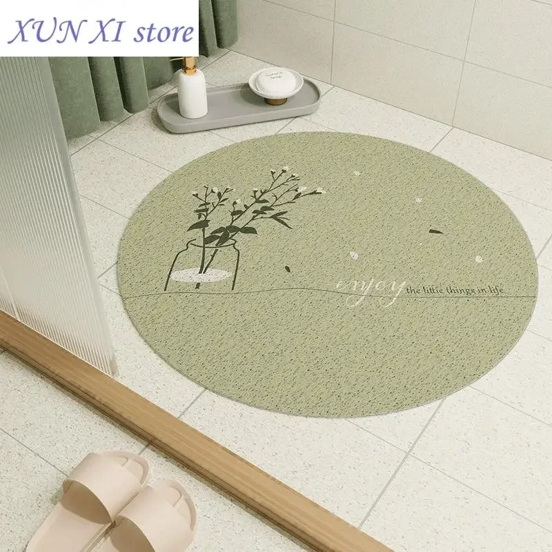 

New Circular bathroom anti-skid mat, shower wire ring anti-skid mat