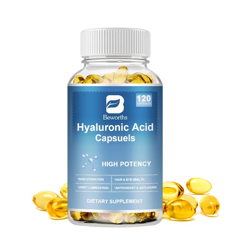 BEWORTHS Hyaluronic Acid Capsules Support Skin &Joint Health Antioxidant Whitening, Spot Reduction and Enhance Joint Flexibility