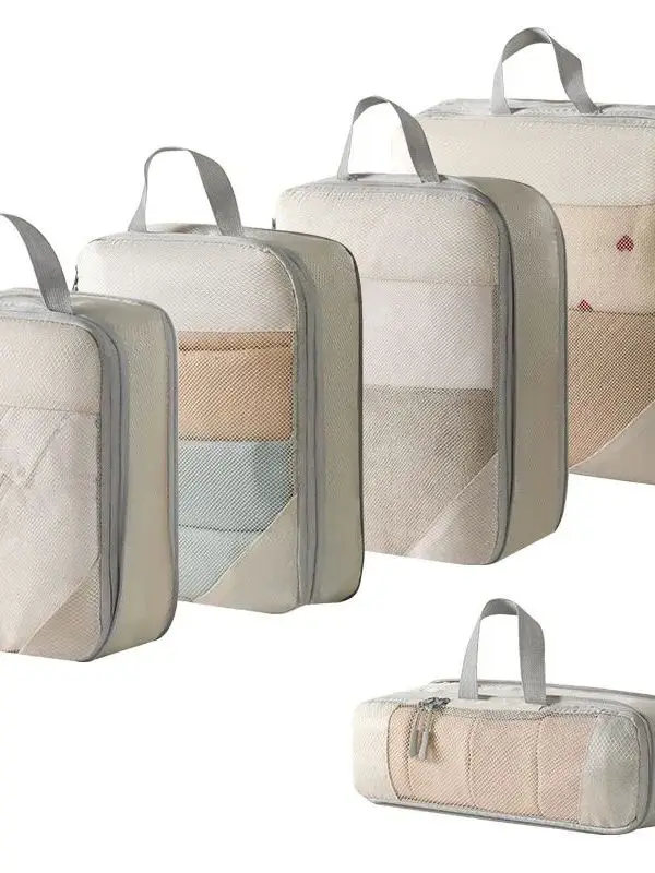 5pcs-travel-storage-organizer-set-m-compressed-packing-cubes-luggage-bag-abs-pc-material-with-pull-rod-for-easy-carry