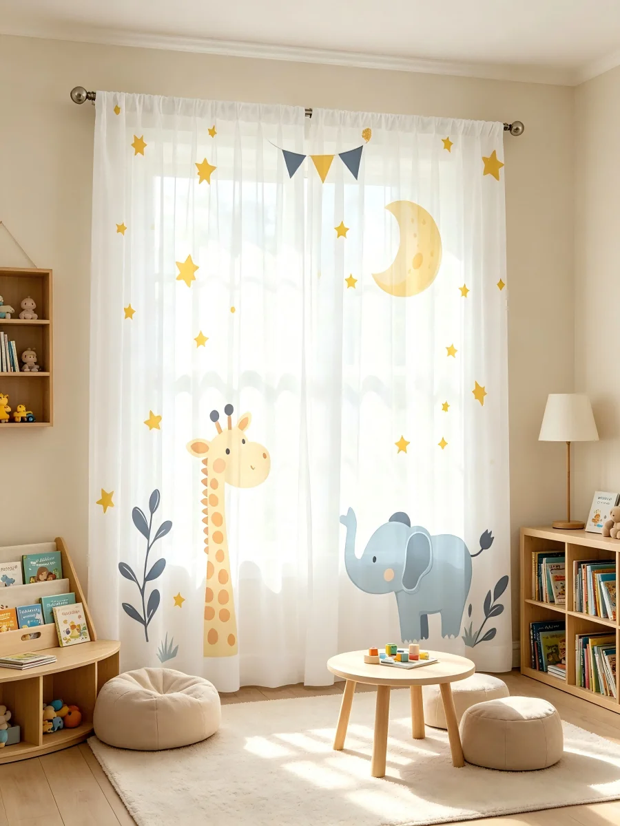 Lot de 2 rideaux transparents  - Curtain Sheer Voile avis et prix