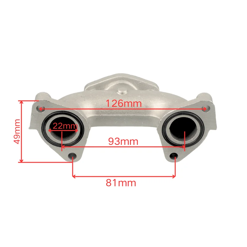 Motorcycle Carburetor Intake Manifold Connector Adapter Pipe for CM125 CM250 CM150 CBT125 Rebel CA250 CMX250 CBT250 CBT125