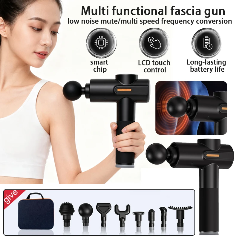 

Multi functional home intelligent fascia gun professional fitness massage high-frequency vibration muscle relaxation massager