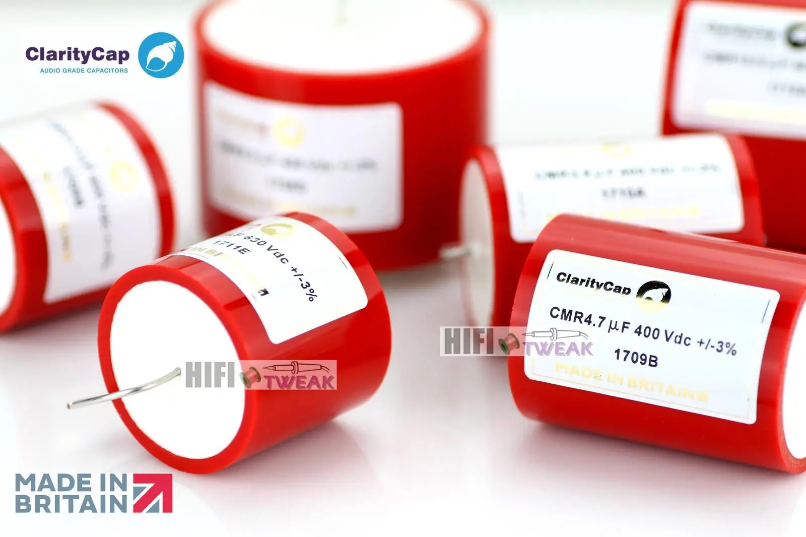 MKP capacitor 400V 630V 0.10UF 0.22UF 0.33UF 0.47UF~22UF Britain Claritycap(ICW) CMR Audiophile audio Coupling Frequency divider