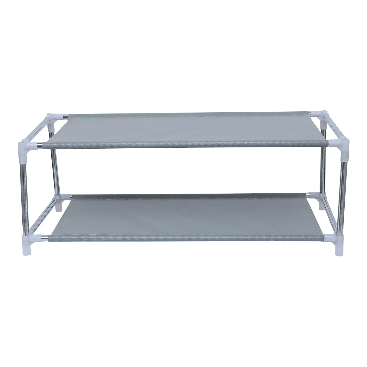 

Double Layer Metal Shoe Rack for Dorm Room Space Saving Shoes Organizer Under Bed Storage Rack Home Shoe Shelf