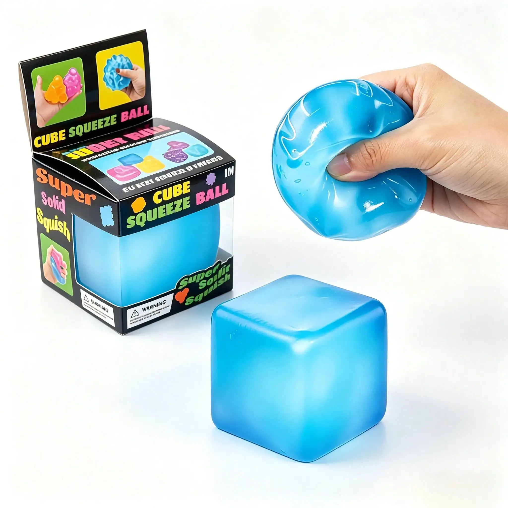 Soft Surprise Blind Box, Assorted Food & Animal Squishy Squeeze Toys, Anxiety Relief Sensory Fidget Gift for Kids Adults