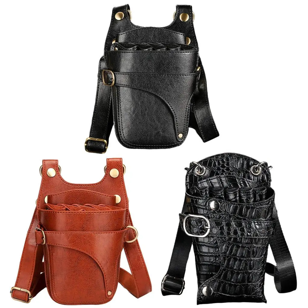 

Парикмахерская кобура, сумка для ножниц, чехол, зажимы, ножницы, расчески, держатель инструментов