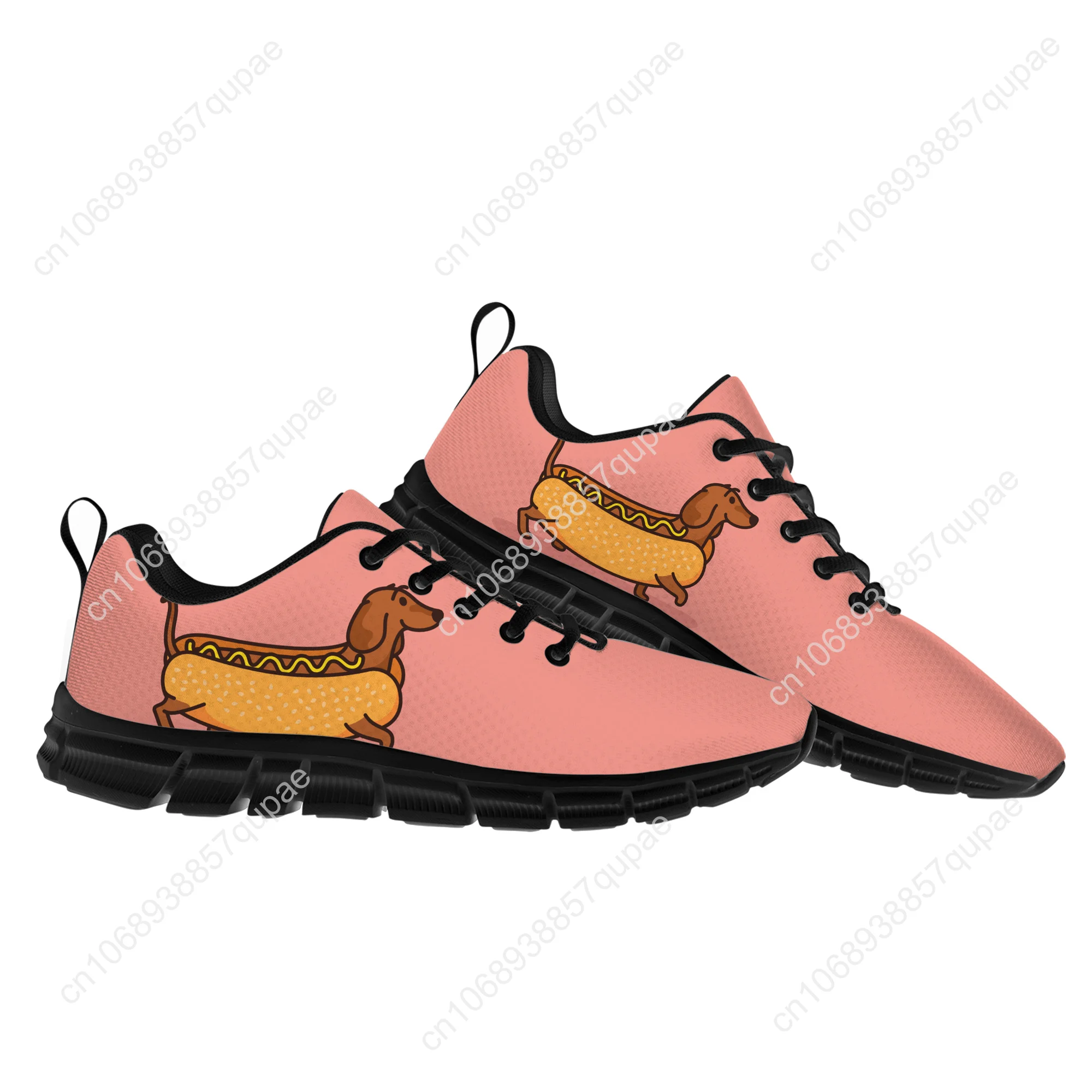 Cute Cartoon Sausage Dog Sports Shoes Mens Womens Teenager Sneakers Lightweight Casual Hiking Sneaker Custom Built Shoes