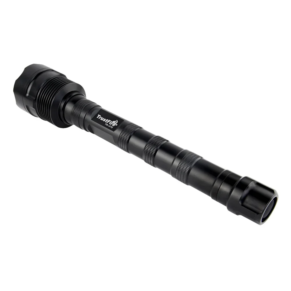 Original ( 3T6 TR-3T6) LED Flashlight Super Bright 3800 Lumens 5 Light Modes Large Tactical Torch (2x18650 / 3x18650 )