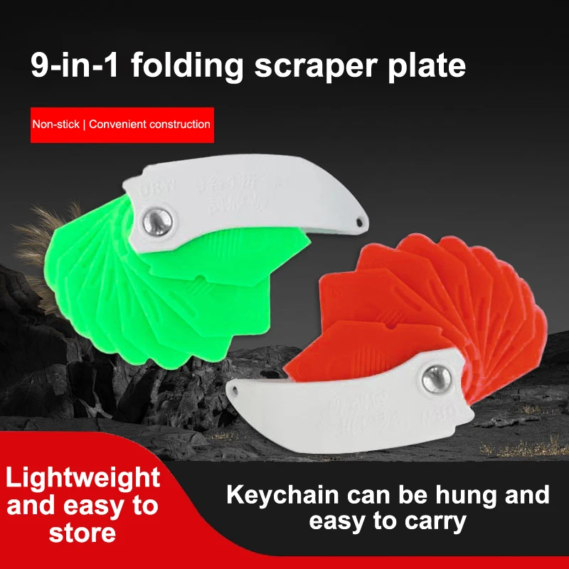 Silicone Caulking Tool Kit, Multi-Angle Sealant Spreader for DIY Tile Grouting, Window Sealing and Edge Finishing, 9 in 1