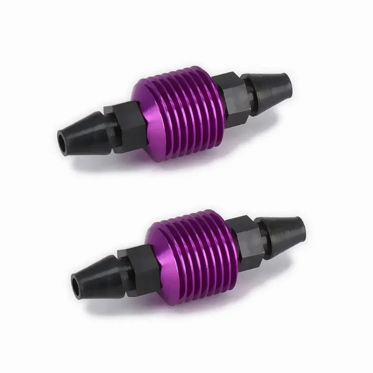 2pcs Aluminum Alloy Fuel Tank Air Cooler for 1:8 1/10 RC Model Car HSP Nitro Engine Savage Revo Buggy 94122 94188