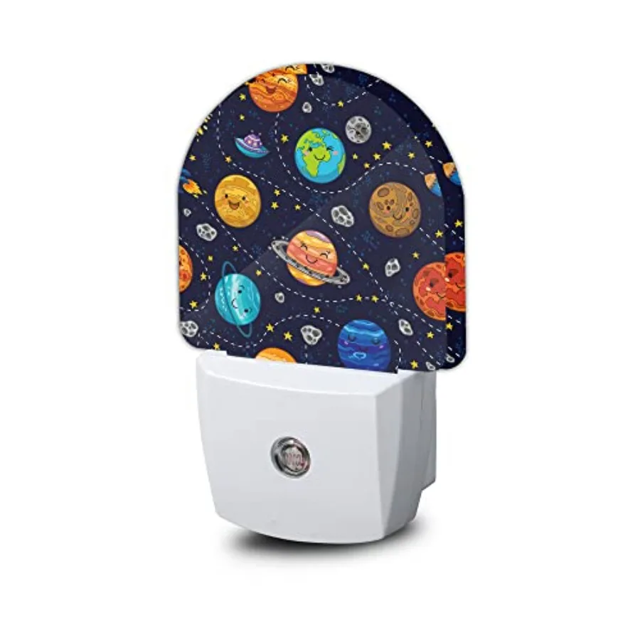

Night Light, Solar System Night Lights Plug into Wall, Dusk to Dawn Sensor LED Lamp 0.5W for Boys/Girls/Women/Men Decorations R