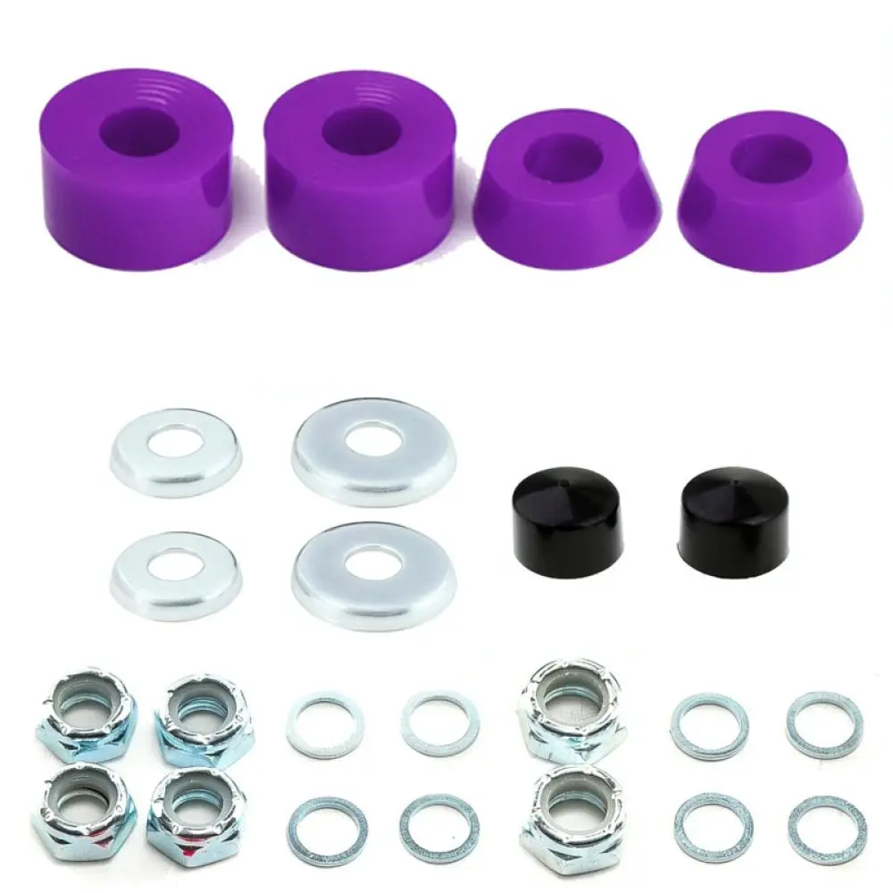 Universal Skateboard Truck Pivot Cup Replacement Set For Double Kick Board Repairing Durable PU Shock Absorber Kit