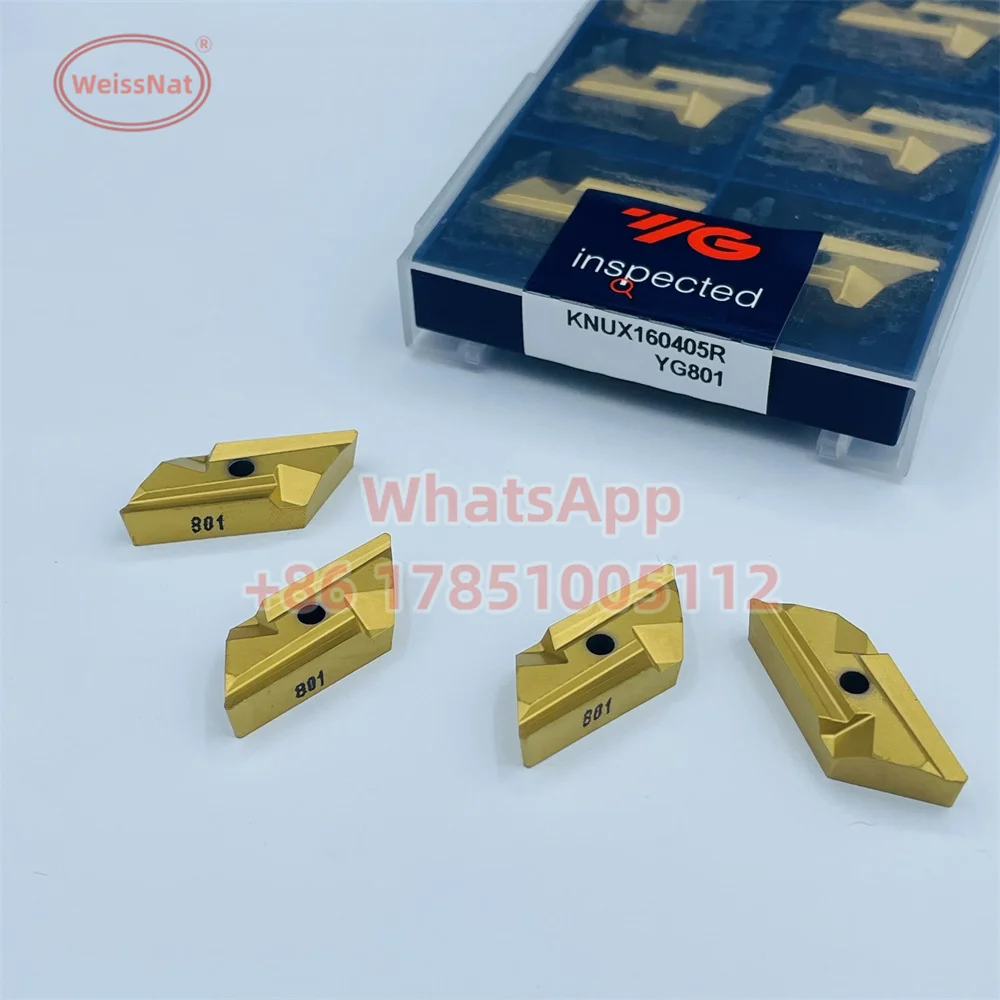 Inserções do Carboneto Knux Yg1 Knux160405l Knux160405r Yg801