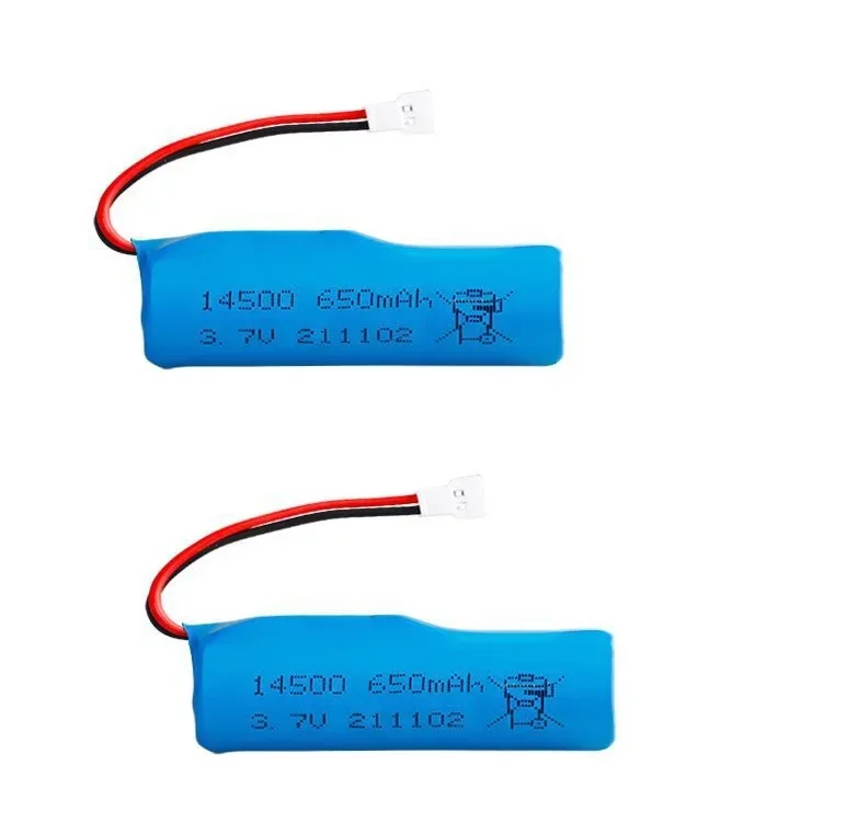 3.7V 650mAh 14500 rechargeable Battery For RC TOYS helicopter car Baot Tank Gun Truck Train Motorcycles 3.7v Battery