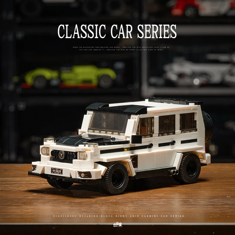 

3D Puzzle Assembly Toys, Exquisite Large G Eight Grid Car Model Ornaments, DIY Handmade Assembly Toys Gift, XT94