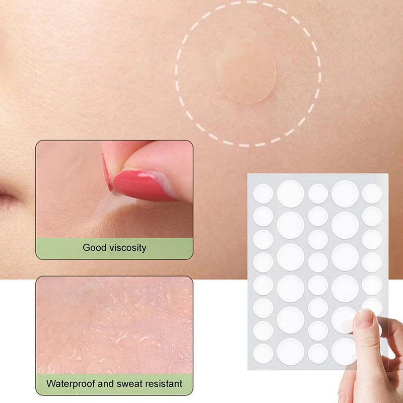 36pcs/180pcs Round Transparent Acne Patch Skincare Sticker Makeup Tool - Image 3