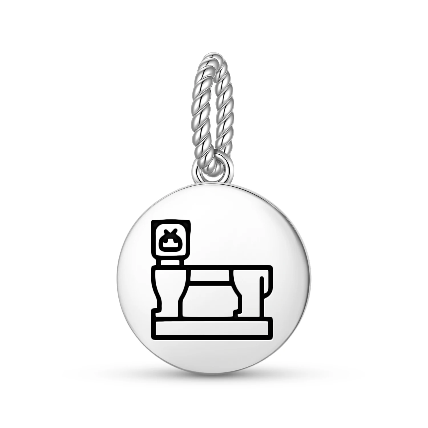 Mayan Jaguar throne Pendant 925 Sterling Silver Symbol Charm Bead for Women Bracelet Necklace Jewelry Fashion