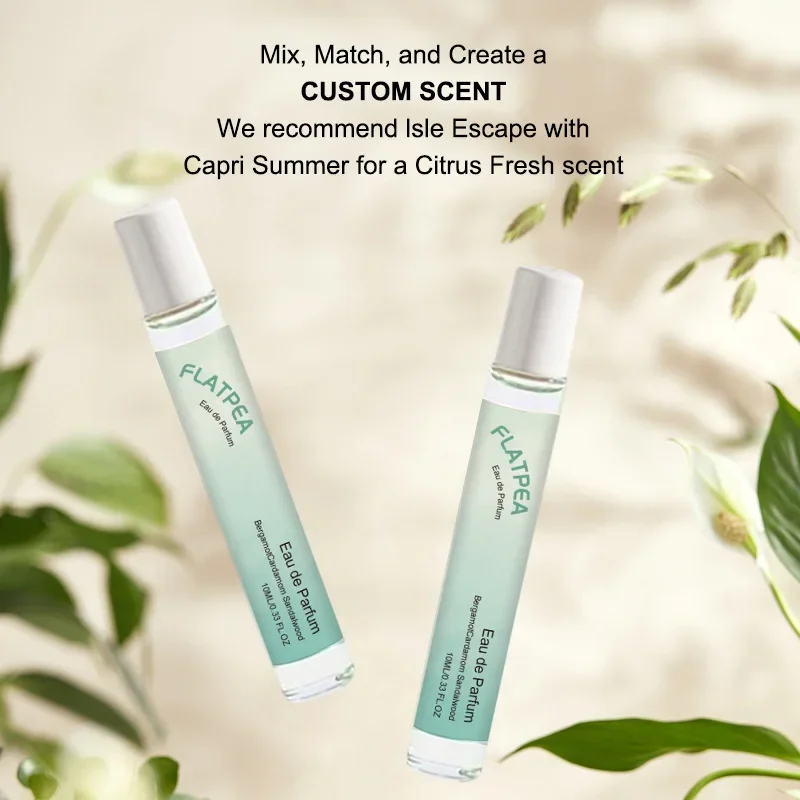 10ml Natural Jasmine Scented Rollerball Perfume Gentle Non-Irritating Fragrance for Women