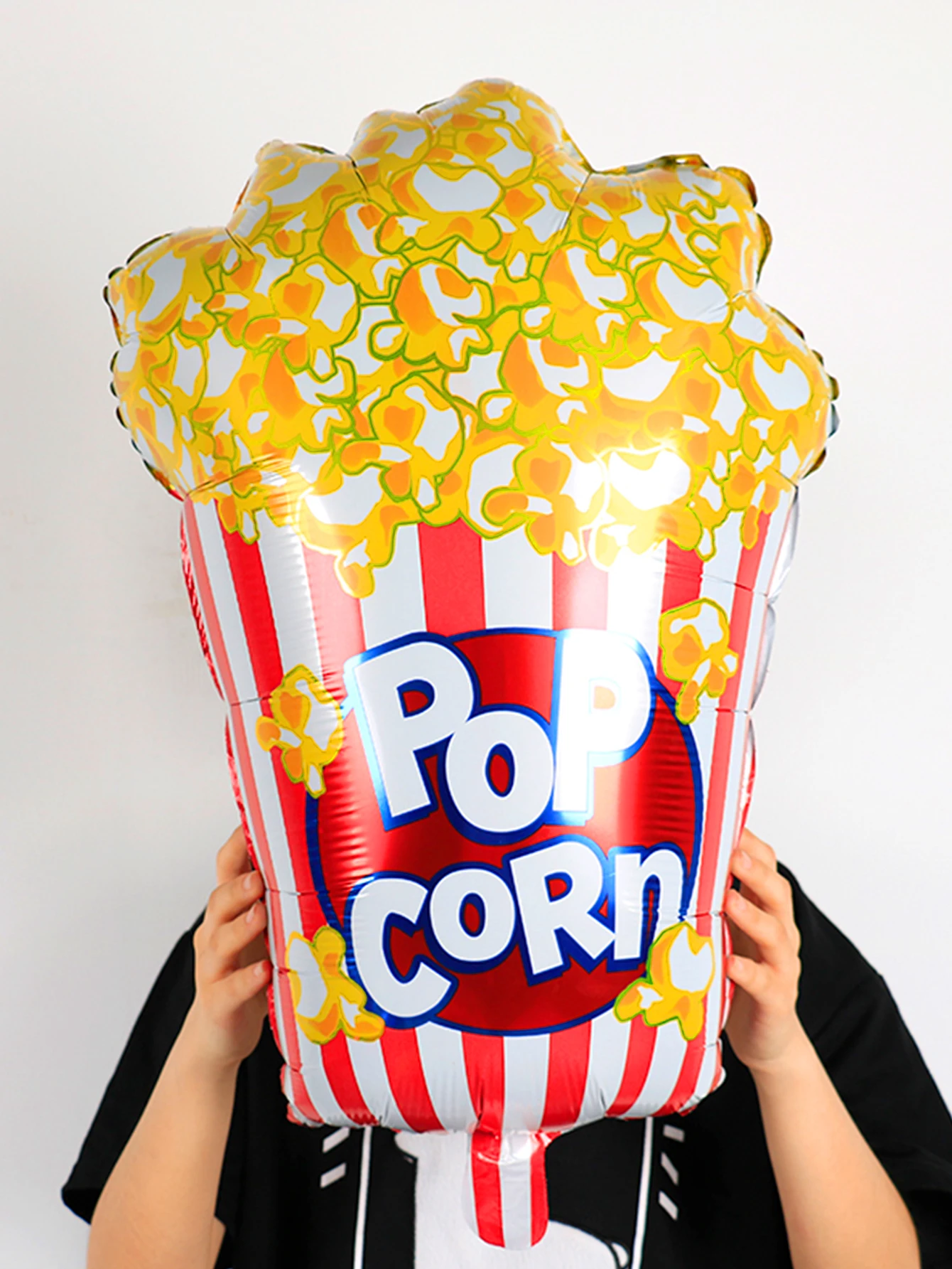 3/6pcs popcorn balloons, for birthday parties, carnivals, amusement park decorations, circus balloons,