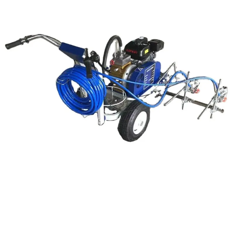 Road Line Hand-Push Road Surface Paint Scribing Cold Spray Marking Machine