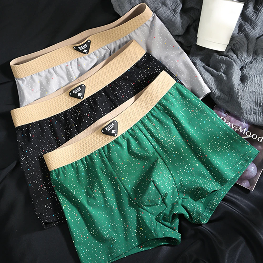 

Lounge Wear Sleep Wear Breathable Underwear Elastic Waist Trunks 90 Cotton Blend Classic Style Comfortable Fit