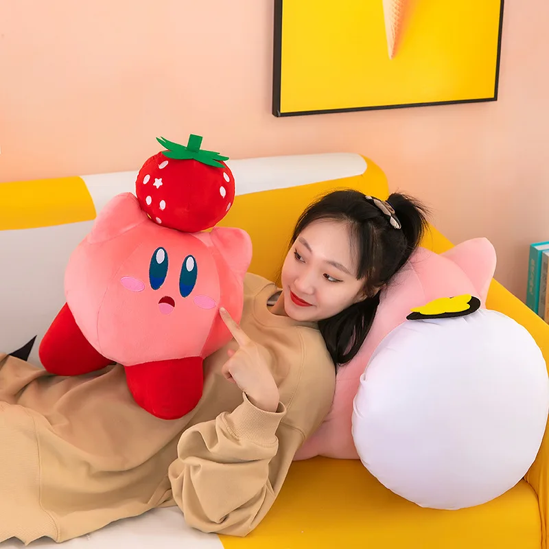 32cm Game Anime Kirby Plush Toys Cute Cartoon Soft Stuffed Animal Doll Fluffy Pillow Home Room Decor Children Birthday Gift view 2