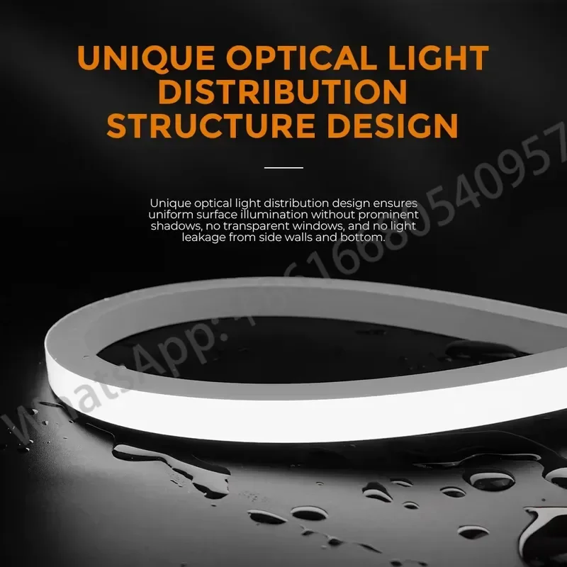 SHUNQI Architectural Underwater LED Neon Flex IP68 Waterproof Strip Light for Landscape Pond and Spa Lighting