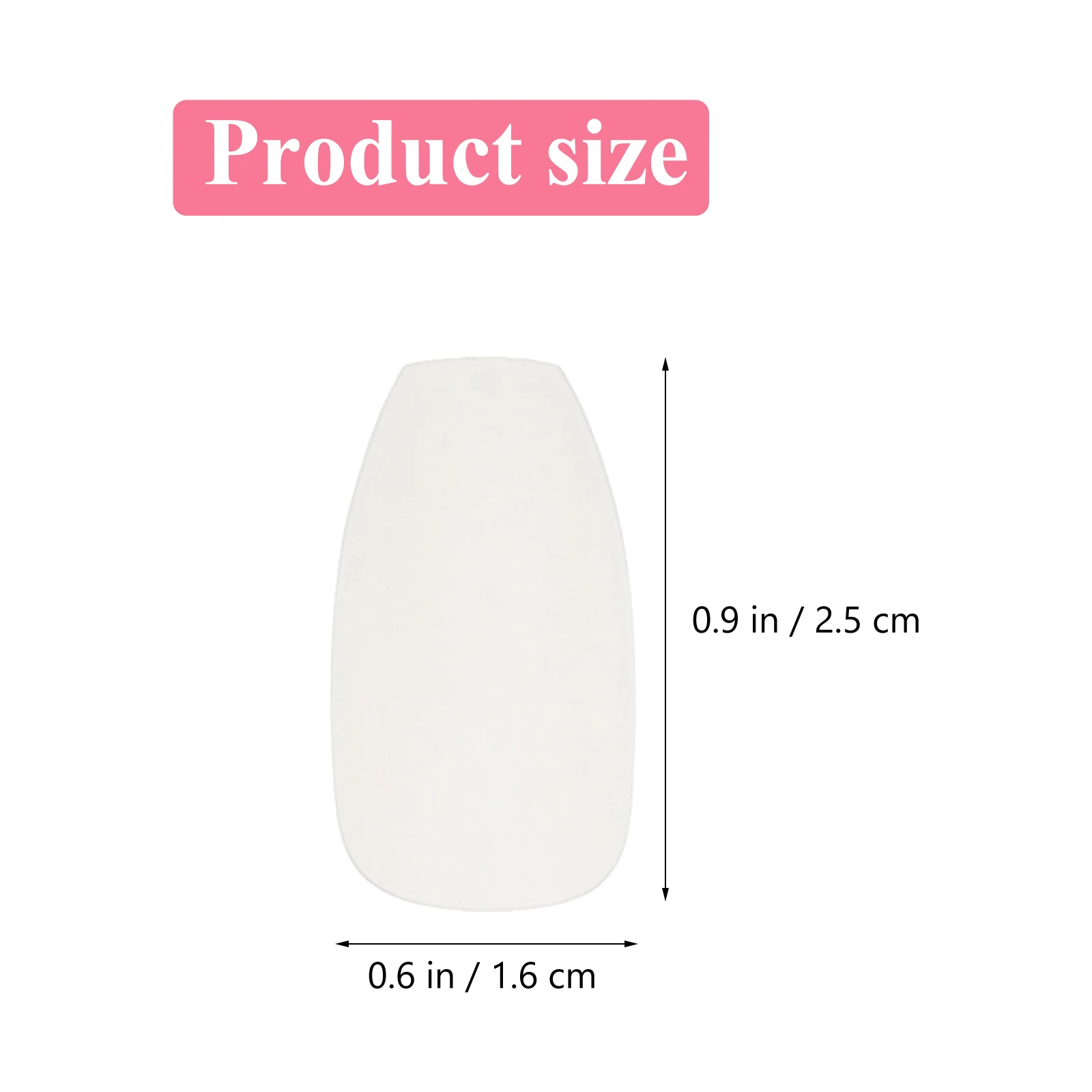 

500pcs Full Cover Plastic False Nails DIY Manicure Tips Decorative Detachable Nail Art Fake Nails for Wedding Prom Dating Salon