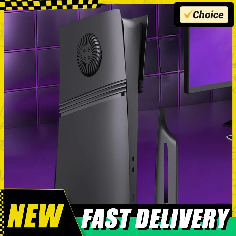 

Face Plate Console Cover ABS Hard Case with Cooling Vent Side Plate Shell Protective Shell Case for PS5 Pro Disc/Digital Edition