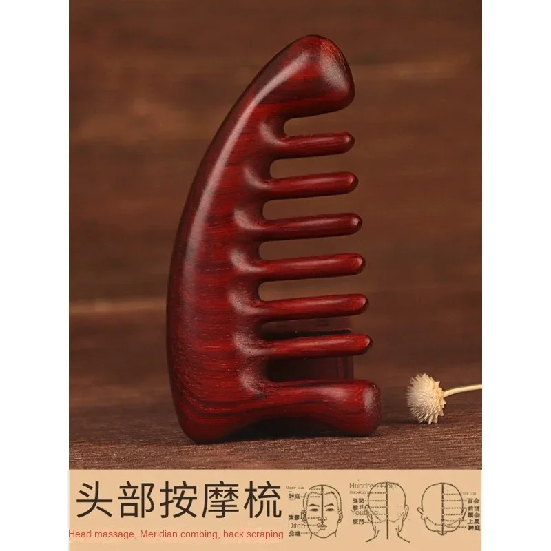 Massage and comb the hair meridians, comb sandalwood wood for hair treatment, comb the scalp to prevent hair loss, wide teeth