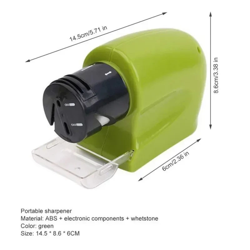 New Quick Sharpener Electric Knife Sharpener for Home Use Automatic Professional Knife Sharpener for Kitchen Outdoor Use camping