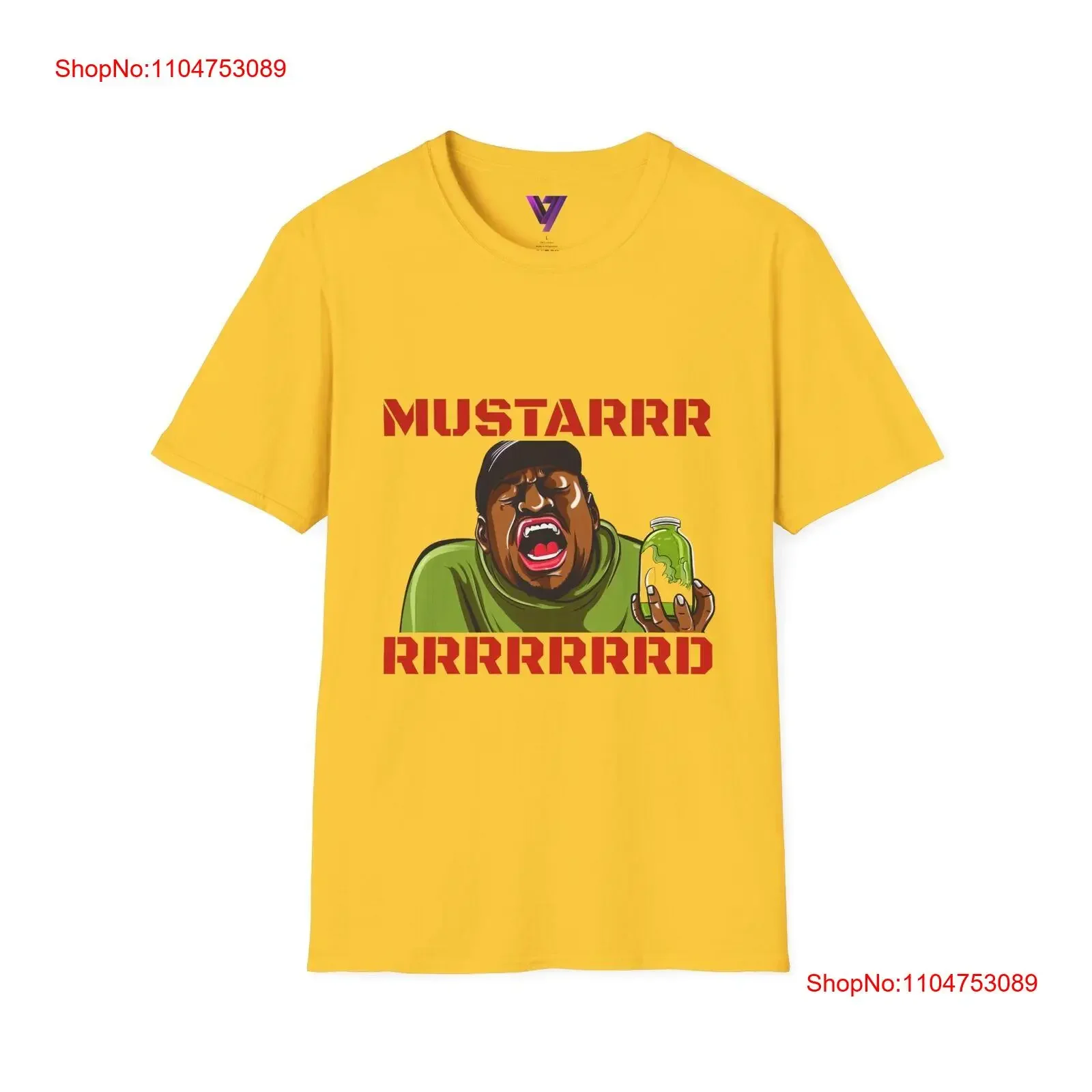 Kendrick Lamar mostaza en la batida camiseta Softstyle Rap nuevo vintage lavado Top para uso diario ropa de diseñador suave para hombre