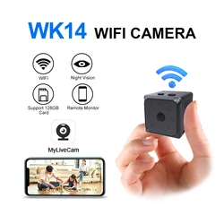 WK14 Mini WiFi Camera Wireless Video Recorder Voice Security Monitoring Mobile Remote Night Vision Built-in Battery Magnet Cam