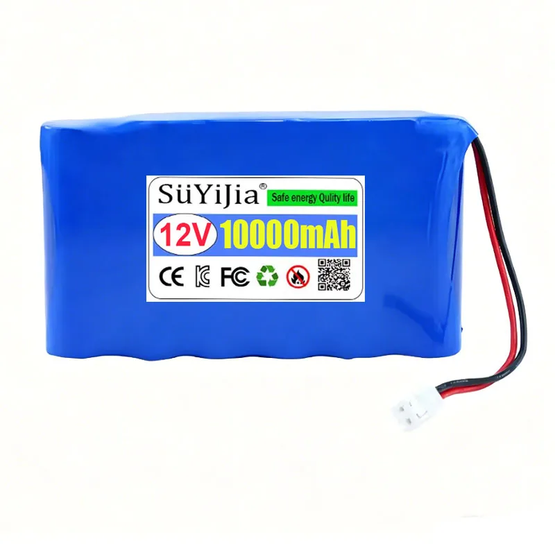21700 Lithium-ion Battery 12V 10Ah for Air Pump Electric Drill Drone Interference Instrument High-rate Rechargeable Battery