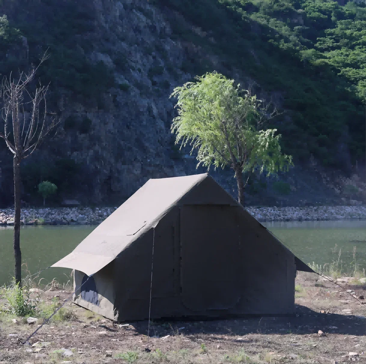 Tienda de campaña impermeable ignífuga inflable para la playa y la conducción