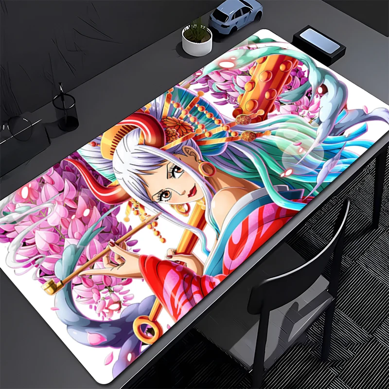 

Gaming Mouse Pad ONE PIECE Yamato Gamer Computer Accessories Keyboard Table Mat Non-Slip Mousepad Company Desk mat PC Mousepad