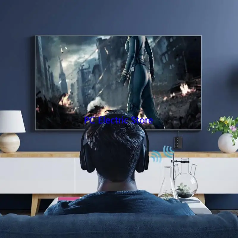 QCC5.4 BT5.4デバイスではないBT5.4アダプターを強化しますAPTXHD 10M伝送ホームエンターテイメントシステムF19C