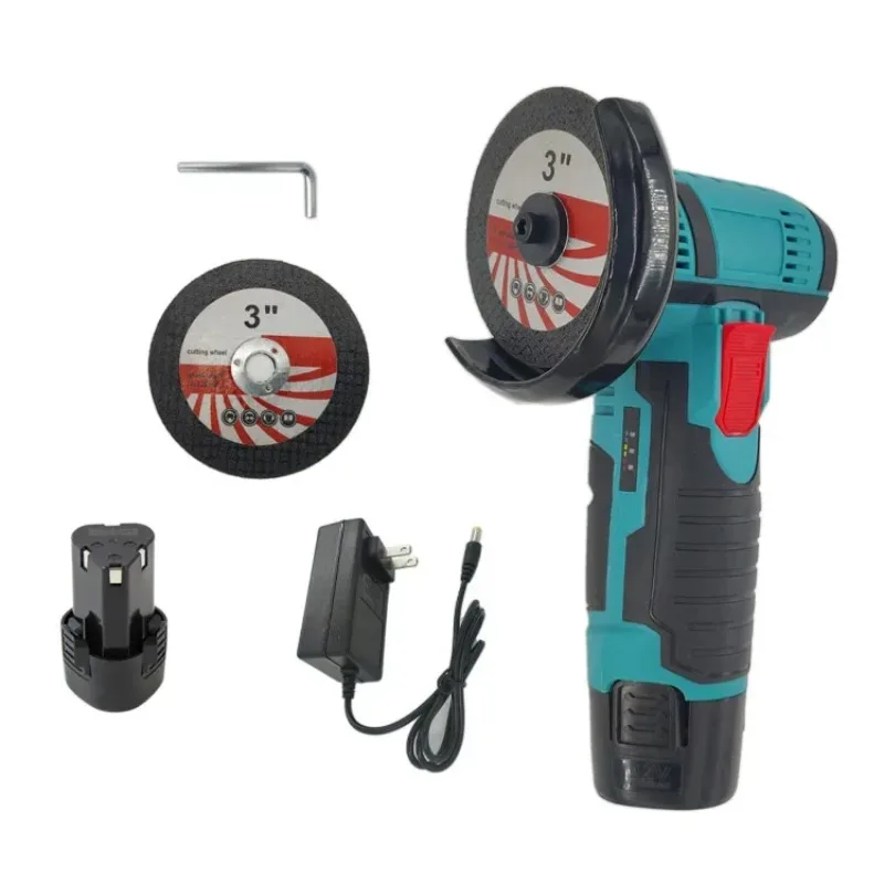 

12V Mini Angle Grinder Mini Household Rechargeable Cutting Machine Polishing Machine Electric Hand Grinder Polishing Machine