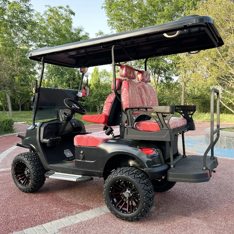 

Lithium Battery 4 Wheel Electric 60 volt Golf Cart Street Legal 4 Seater Golf Cart Battery Powered Electric Golf Cart