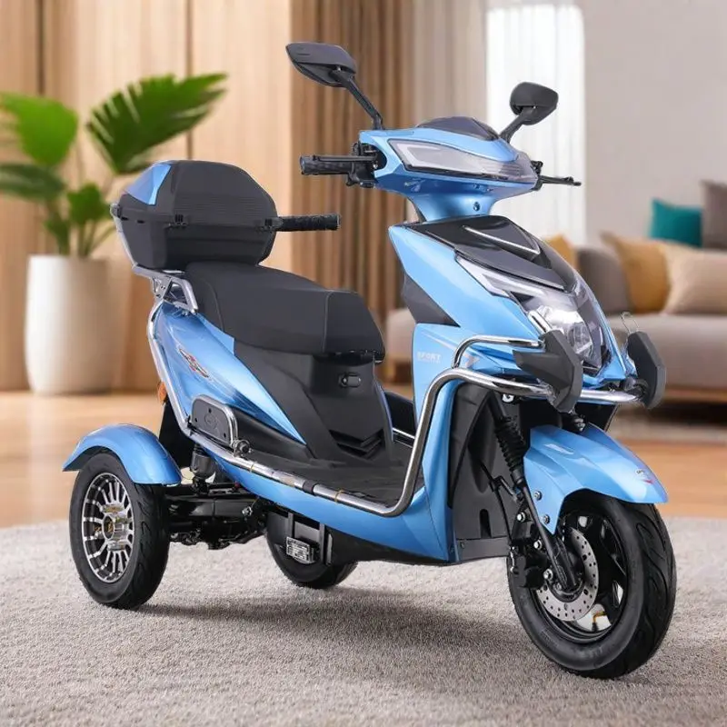 

Электрический трицикл/мотоцикл для молодых женщин, персонализированный, для поездок на короткие и дальние расстояния, 60/72В, 800/1000Вт