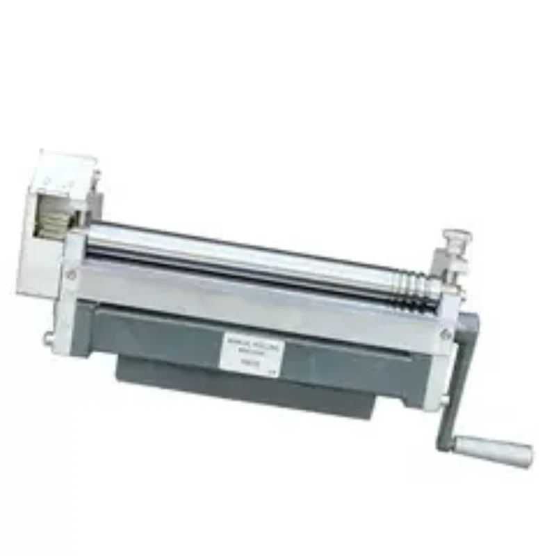 Hand cranked plate rolling machine, small and micro precision manual rounding machine,