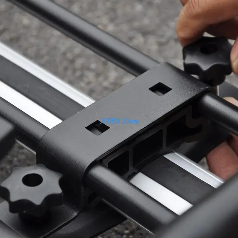 U13C Vehicle Roof Rack Mounting with Bolt Hardware and Hand Tighten Knobs for Roof Cargo Rack Repair Parts and Service