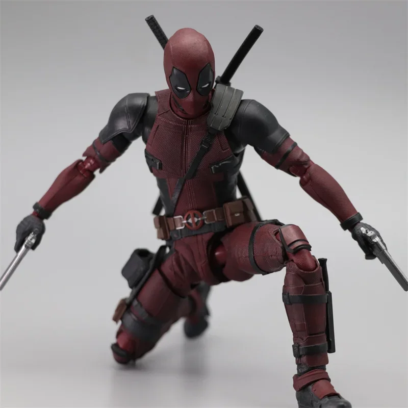 Anime Marvel Comics Figures Deadpool 2 Shf Wade  Action Figures Once Upon A Deadpool Movable Pvc Model Collection Ornamen Toy